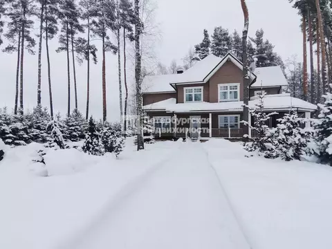 Коттедж в Ленинградская область, Приозерский район, Петровское с/пос, ...
