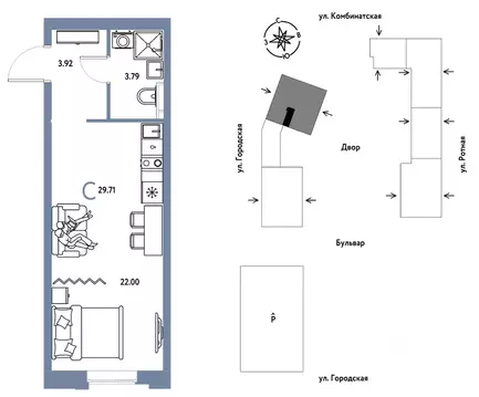 Студия Свердловская область, Екатеринбург муниципальное образование, ...