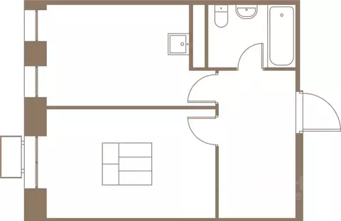 1-к кв. Московская область, Пушкино Фабрикант жилой комплекс, 1 (41.4 ...