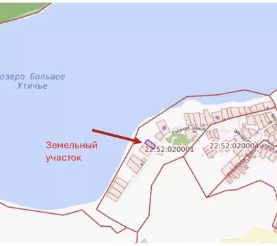 Участок в Алтайский край, Тюменцевский район, с. Грязново Озерная ул. ...
