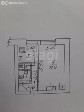 1-комнатная квартира: Липецк, улица Студенческий Городок, 11А (31.4 м)