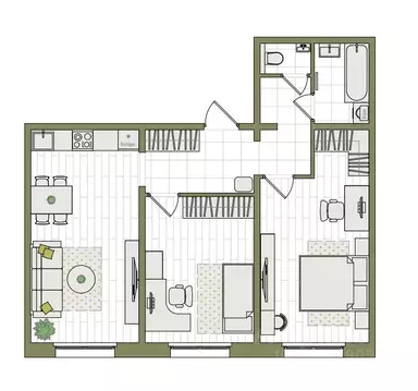 3-к кв. Кировская область, Киров ул. Чистопрудненская, 13А (64.5 м)