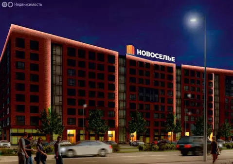 1-комнатная квартира: Новоселье, Адмиралтейская улица, 6 (37 м)