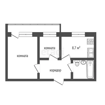 2-комнатная квартира: Стройкерамика, улица Академика Дмитрия Козлова, ...