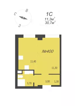 Студия Свердловская область, Екатеринбург ул. Круговая, 18 (30.7 м)