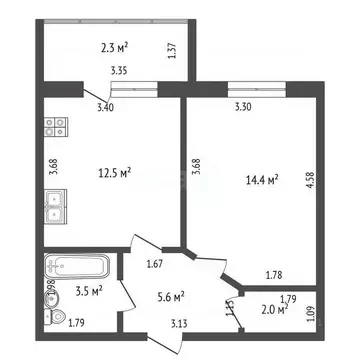 1-к кв. Марий Эл, Медведевский район, Знаменское с/пос, пос. ...