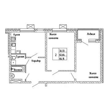 2-к кв. Сахалинская область, Южно-Сахалинск Горизонт жилой комплекс ...