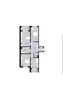 3-к кв. Тамбовская область, Тамбов Телецентр мкр, Строганов жилой ...