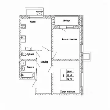 2-к кв. Сахалинская область, Южно-Сахалинск Горизонт жилой комплекс ...