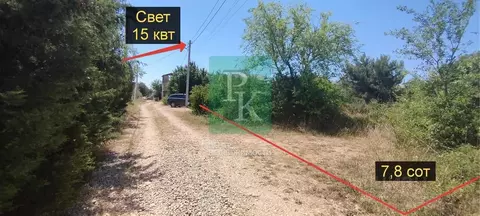 Участок в Севастополь Теремок садоводческое товарищество, 33 (7.8 ...