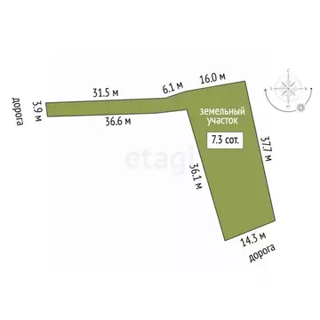 Участок в Тюменская область, Тюменский муниципальный округ, с. Каменка ...