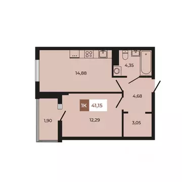 1-к кв. Ростовская область, Аксайский район, Щепкинское с/пос, пос. ...