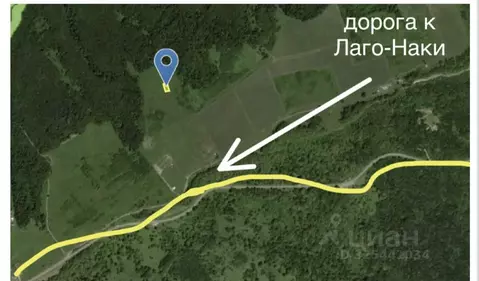 Участок в Адыгея, Майкопский район, Даховская ст-ца ул. Горького (6.0 ...