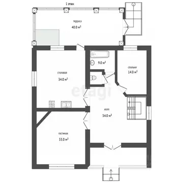 Дом в Орловская область, Орловский муниципальный округ, пос. ...