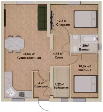 Дом в Челябинская область, Красноармейский муниципальный округ, пос. ...