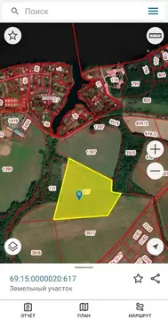 Участок в Тверская область, Конаковский муниципальный округ, д. ...