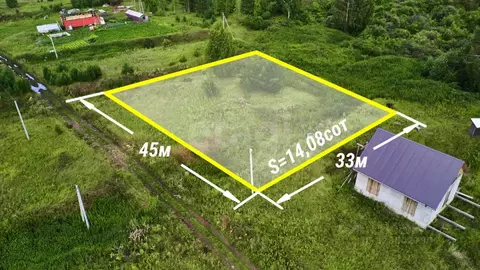 Участок в Томская область, Томский район, с. Вершинино, Междуречье кп ...