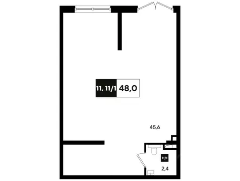 Офис в Краснодарский край, Краснодар ул. Анны Ахматовой, 6/1 (49 м)