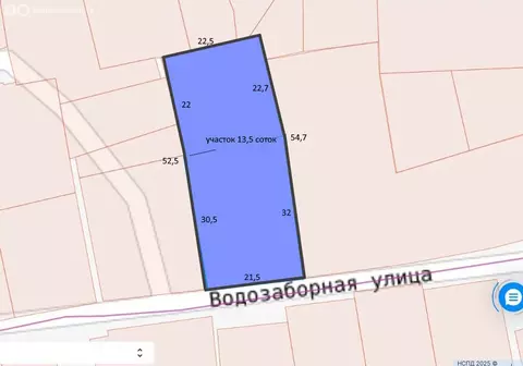 Участок в Новокуйбышевск, Водозаборная улица (13.5 м)