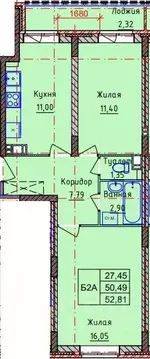 2-к кв. Ярославская область, Ярославль проезд 1-й Брагинский, 19 ...