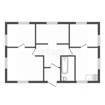 Дом в Воронежская область, Семилукский район, Землянское с/пос, с. ...