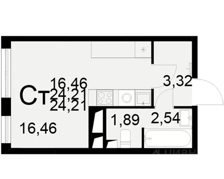1-к кв. Рязанская область, Рязань Братиславский мкр, Вместе жилой ...