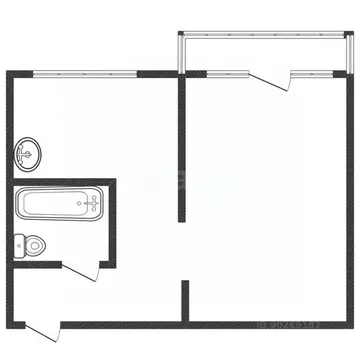 1-к кв. Кемеровская область, Киселевск Тульская ул., 20 (32.8 м)