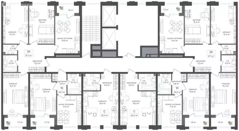 1-комнатная квартира: Москва, Михалковская улица, 48к1 (37.8 м)