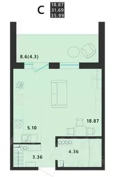 Студия Псковская область, Псковский район, Завеличенская волость, д. ...
