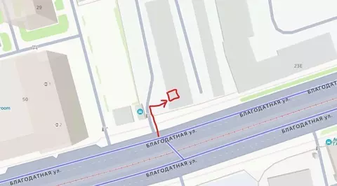 Гараж в Санкт-Петербург Благодатная ул. (19 м)