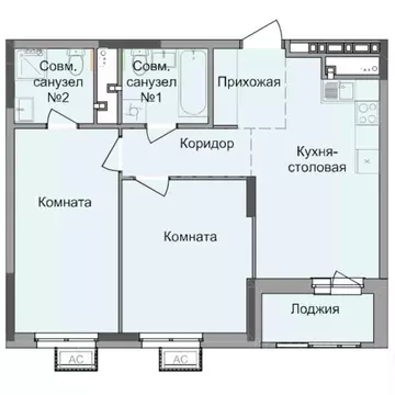 2-к кв. Удмуртия, Ижевск Северо-Западный жилрайон, 4-й мкр, Истории ...