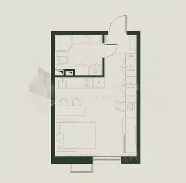 1-к кв. Московская область, Истра муниципальный округ, д. Лобаново ...