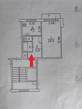1-к кв. Ленинградская область, Всеволожский район, Романовское с/пос, ...