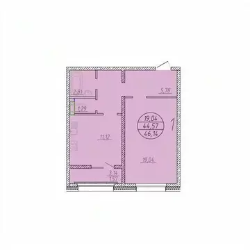 1-к кв. Сахалинская область, Анивский городской округ, с. Новотроицкое ...