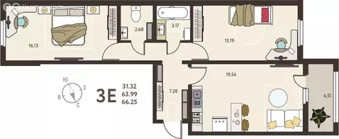 2-комнатная квартира: Курск, микрорайон Курского Завода Тракторных ...