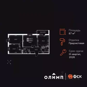 3-к кв. Калужская область, Обнинск Заовражье жилрайон, Ап-квартал ...