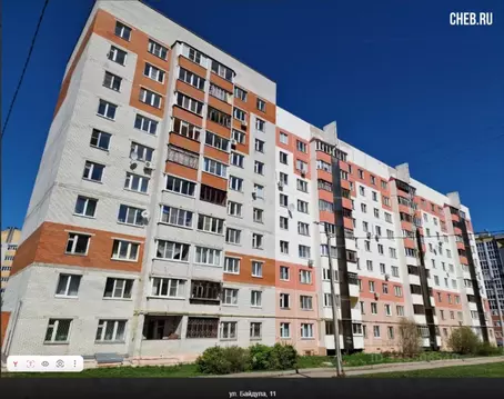 Свободной планировки кв. Чувашия, Чебоксары ул. Байдула, 11 (32.9 м)