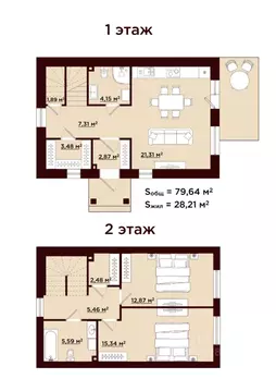 Дом в Самарская область, Красноярский район, Светлое Поле с/пос, пос. ...