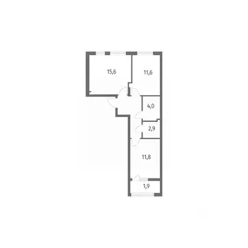 2-к кв. Калининградская область, Калининград пос. Лермонтовский, ул. ...