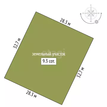 Участок в Пениковское сельское поселение, деревня Кабацкое (9.3 м)