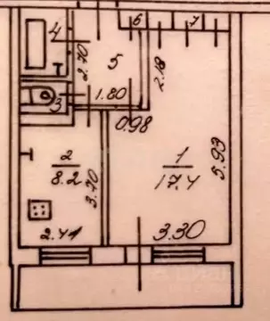 1-к кв. Калужская область, Калуга Майская ул., 32 (38.6 м)