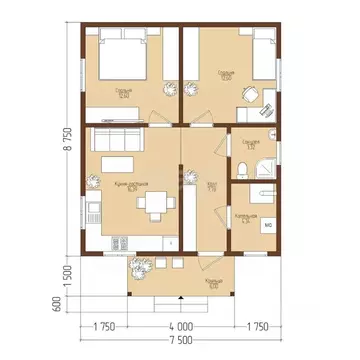 Дом в Калининградская область, Гурьевский муниципальный округ, Сувенир ...