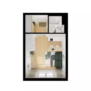 Студия Москва 1-й Грайвороновский проезд, 7Ак4 (23.5 м)