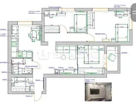3-к кв. Московская область, Воскресенский район, Белоозерский пгт ...