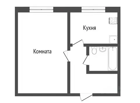 1-к кв. Бурятия, Улан-Удэ Пищевая ул., 3А (29.1 м)