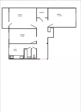 3-к кв. Вологодская область, Вологда ул. Текстильщиков, 21Б (59.4 м)