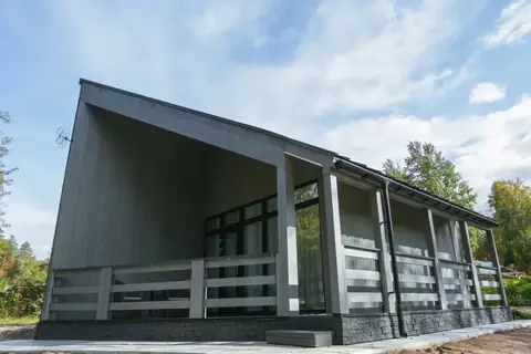 Дом в Ленинградская область, Приозерский район, Плодовское с/пос, пос. ...