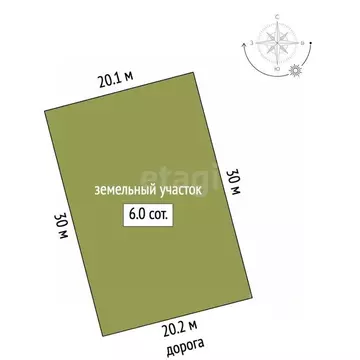 Участок в Ростовская область, Азовский район, Елизаветинское с/пос, ...