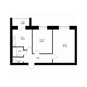 2-к кв. Ярославская область, Ярославль пос. Норское, Норские ...