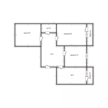 3-комнатная квартира: Махачкала, улица Титова, 144к3 (106 м)